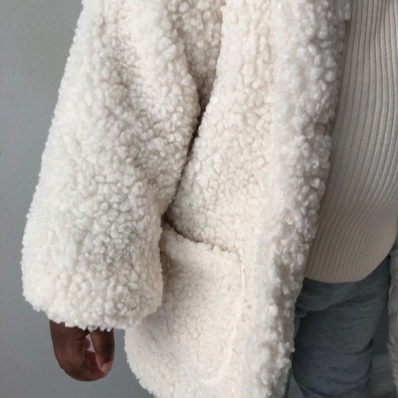 Toddler Girl Baby Girl Pink Faux Fur Teddy Jacket/Coat - Picture 4 of 4